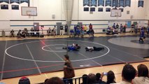 Malcolm Phillips 8th grade wrestling - CW Stanford - OPAC championship match - February 19, 2014