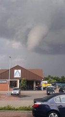 Hamburg Tornado Looms Over Grocery Store