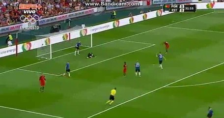 Cristiano Ronaldo Vs Estonia - Portugal 7-0 Estonia - 08-06-2016