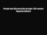 Download PorquÃ© una hija necesita un papÃ¡: 100 razones (Spanish Edition) Ebook Free