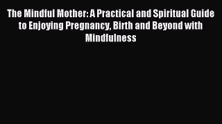 Read The Mindful Mother: A Practical and Spiritual Guide to Enjoying Pregnancy Birth and Beyond