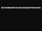 Read Die Grundbegriffe Des Internationalen Privatrechts Ebook Free