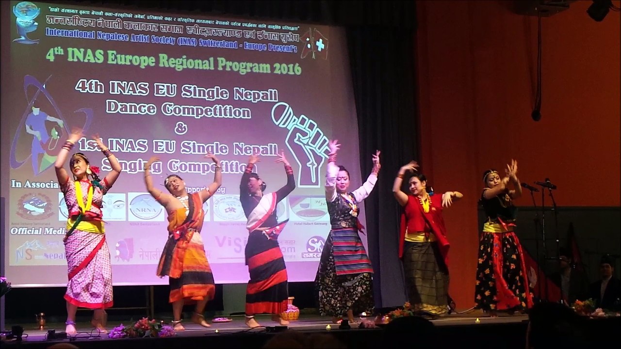 4th INAS Dance and Singing Campetition, Switzerland , Gauchha Gita Nepali