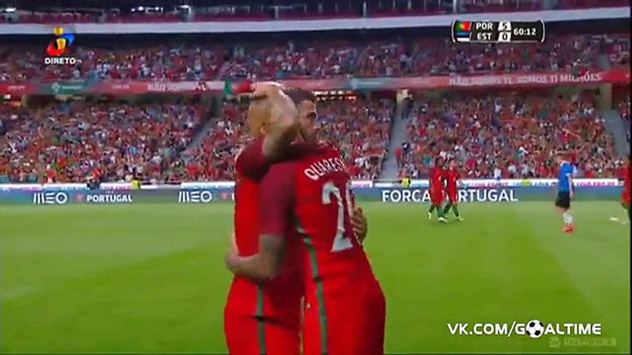 Mets K. (Own goal) Goal HD - Portugal 5-0 Estonia - 08-06-2016