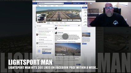 LightSport Man Facebook Page hits 300 Likes