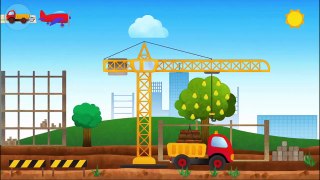 Game Tony the Truck and Construction Vehicles - Trucks and Cranes Work Together - App for kids