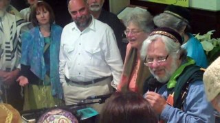 Barry Barkan Blessing the Aquarian Minyan on 36th Anniversary on 6/26/10 PART !