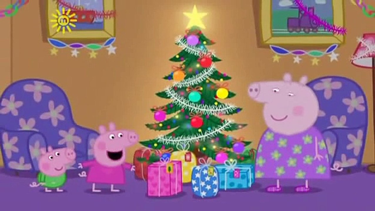 Мультик на английском языке Peppa Pig Episode 52  Santa's Visit 5