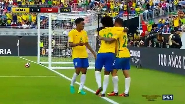 Coutinho GOAL (1_0) Brazil vs Haiti Copa America Centenario