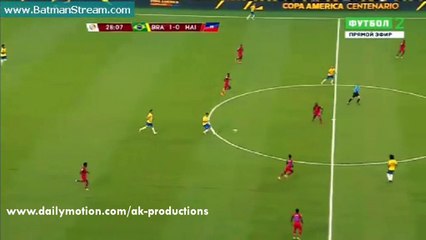 Philippe Coutinho Goal HD Brazil 2-0 Haiti Copa America Centenario 2016