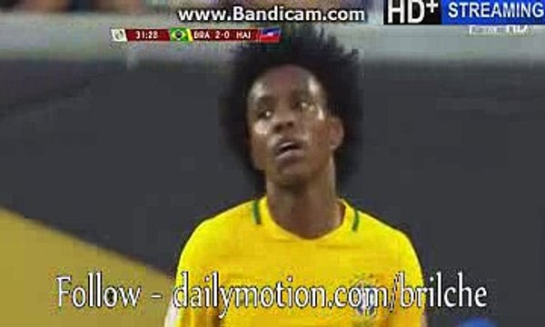 Philippe Coutinho Fantastic Chance HD - Brazil 2-0 Haiti - 08-06-2016
