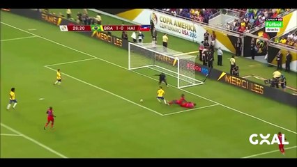 Brazil vs Haiti 2 - 0 Philippe Coutinho Goals 2016