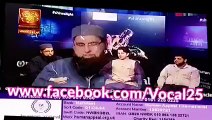 junaid jamshed got insulted by live caller