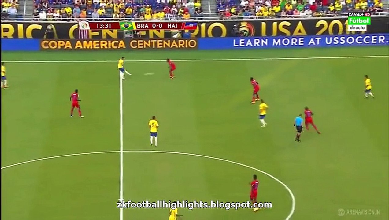 Brazil 7-1 Haiti Copa America All Goals & Highlights HD 08.06.2016