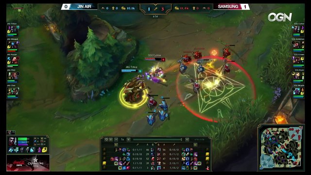 2016 LCK Summer - Group Stage - W3D3: Samsung Galaxy vs Jin Air Green Wings (Game 2)