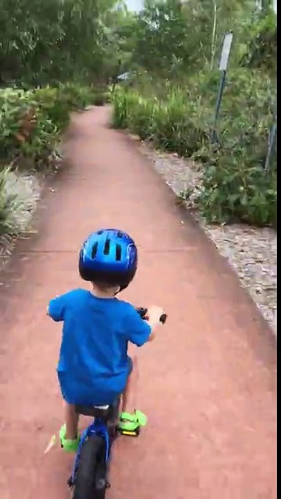 Kid Sees Snake, Freaks Out and Cycles Into Bush
