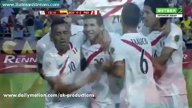Edison Flores Goal HD - Ecuador 0-2 Peru - 08-06-2016