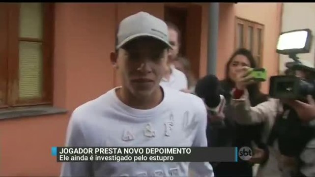 Jogador suspeito de participar de estupro coletivo presta novo depoimento