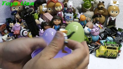 6 Surprise Eggs Madagascar, Peppa Pig, Mickey Mouse, Peppa Pig, Cars, Chuggington