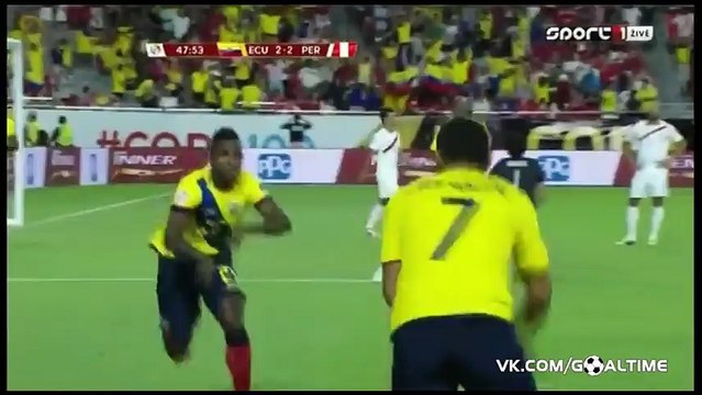 Miller Bolaños Goal HD - Ecuador 2 vs 2 Peru 08.06.2016