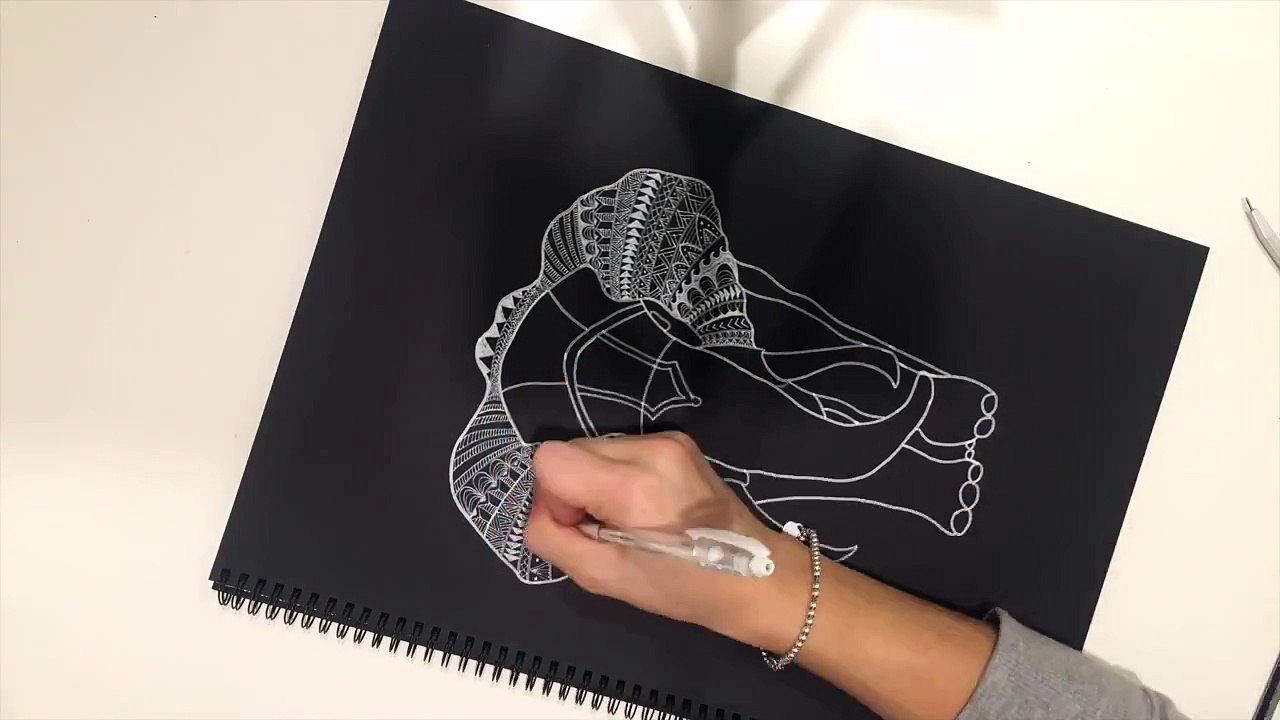 elephant | time lapse drawing