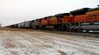 Eastbound Mixed Freight Rustad, MN Thanksgiving Day 2014 11 27 14