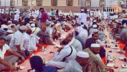 Video suasana berbuka puasa di Masjid al-Nabawi