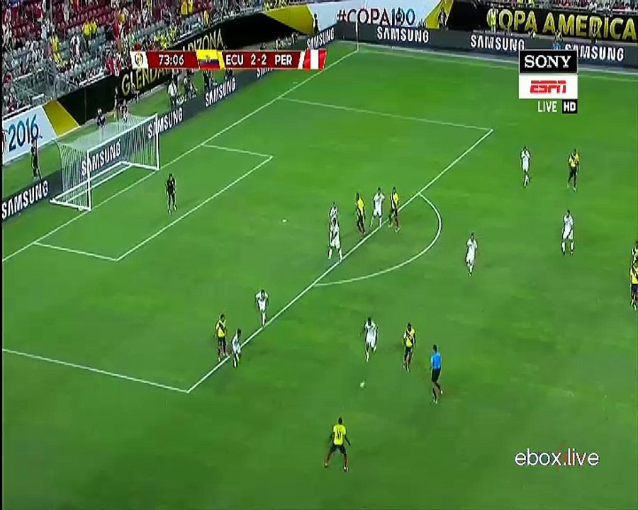 Antonio Valencia Super Short - Ecuador 2-2 Peru 08.06.2016