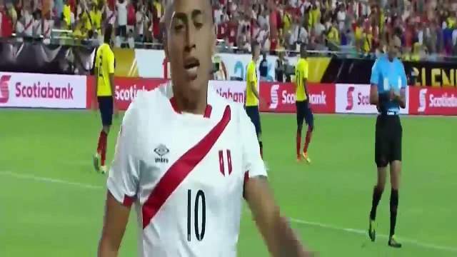 Christian Cueva Fantastic Goal - Ecuador vs Peru 2-2 Copa America 2016
