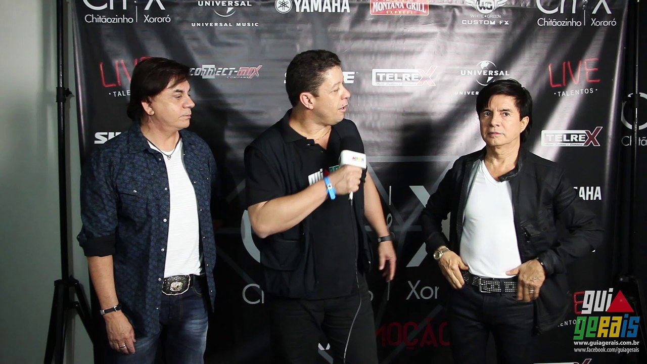 Entrevista - Chitãozinho e Xororó - Fest Country Timoteo 2016 - Clube Alfa - 13 MAI 2016
