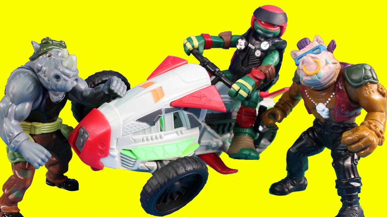 Teenage Mutant Ninja Turtles TMNT Raph Mutations Tri-Flyer Et Bebop & Rocksteady