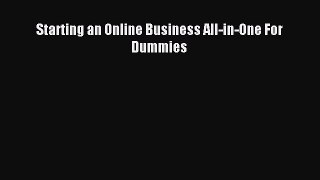 Download Starting an Online Business All-in-One For Dummies E-Book Free