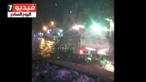 بالفيديو.. مياه الصرف الصحى تغرق شوارع 