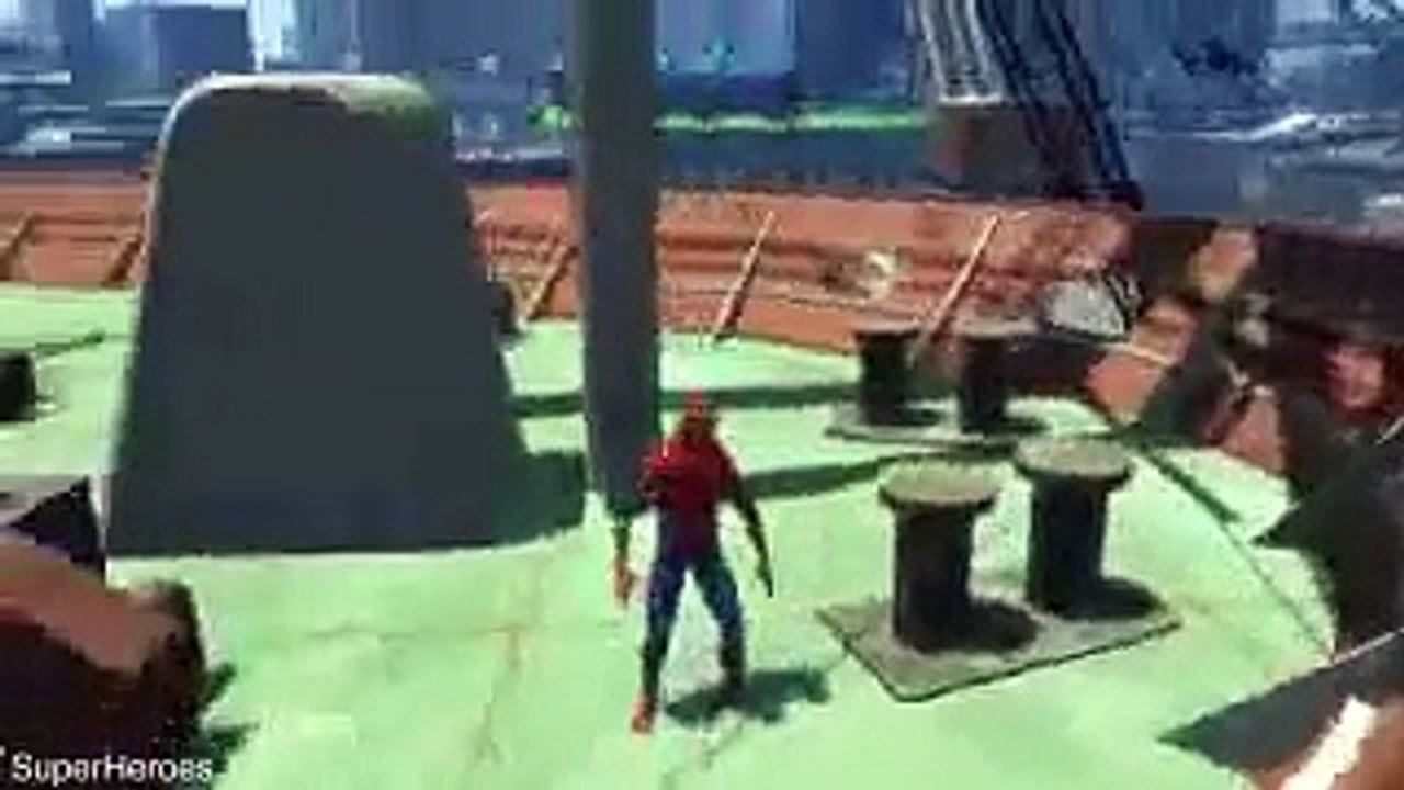 Spiderman Lightning McQueen Disney Cars and Dinoco Nursery Rhymes Songs for Kids