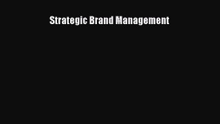 Download Strategic Brand Management PDF Free