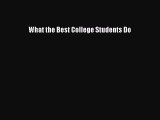 Read Book What the Best College Students Do ebook textbooks