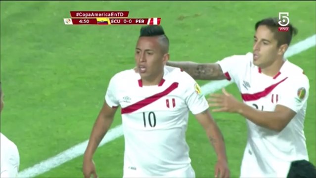 Christian Cueva Goal After Brilliant Turn vs Ecuador!