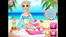 Beautifull Disney Princess Elsa Frozen Pregnant Elsa Ice Cream Decor, Full HD 1080p