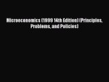 PDF Microeconomics (1999 14th Edition) (Principles Problems and Policies) Book Online