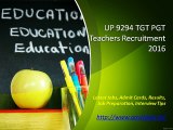 TGT PGT Teachers Recruitment 2016