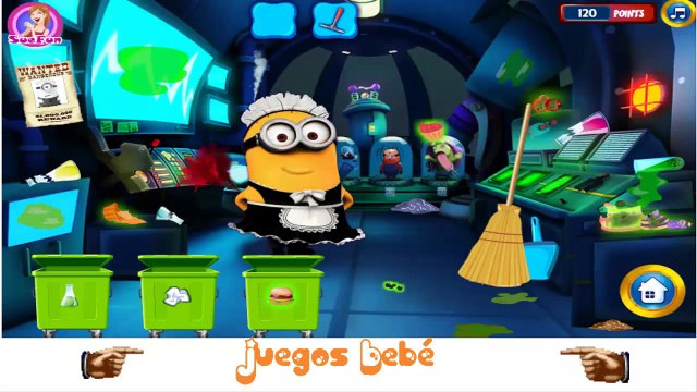 Bebés Minions Juego Minion Laboratorio de limpieza Juegos Para Niños y Niñas Bebés Minions
