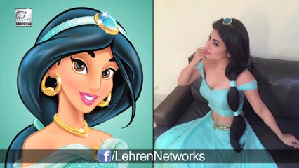 Mouni Roy's Stunning Disney Princess Look!