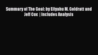 Download Summary of The Goal: by Eliyahu M. Goldratt and Jeff Cox  | Includes Analysis PDF
