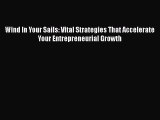 Read Wind In Your Sails: Vital Strategies That Accelerate Your Entrepreneurial Growth Ebook
