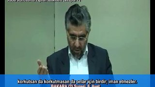 Prof Dr Abdülaziz BAYINDIR Allah İmtihan Konularında Bir Saniye Sonrasına Karışmıyor AY