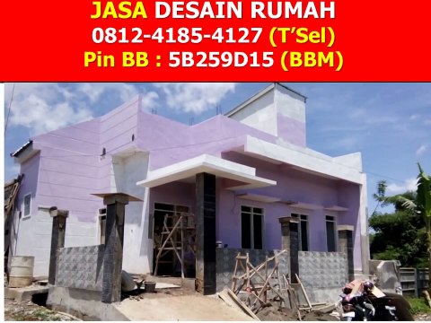 0812-4185-4127 (T’Sel) Jasa Desain Rumah Sederhana 2 Lantai