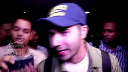 Varun Dhawan At Mumbai Airport RETURNS From Bangkok