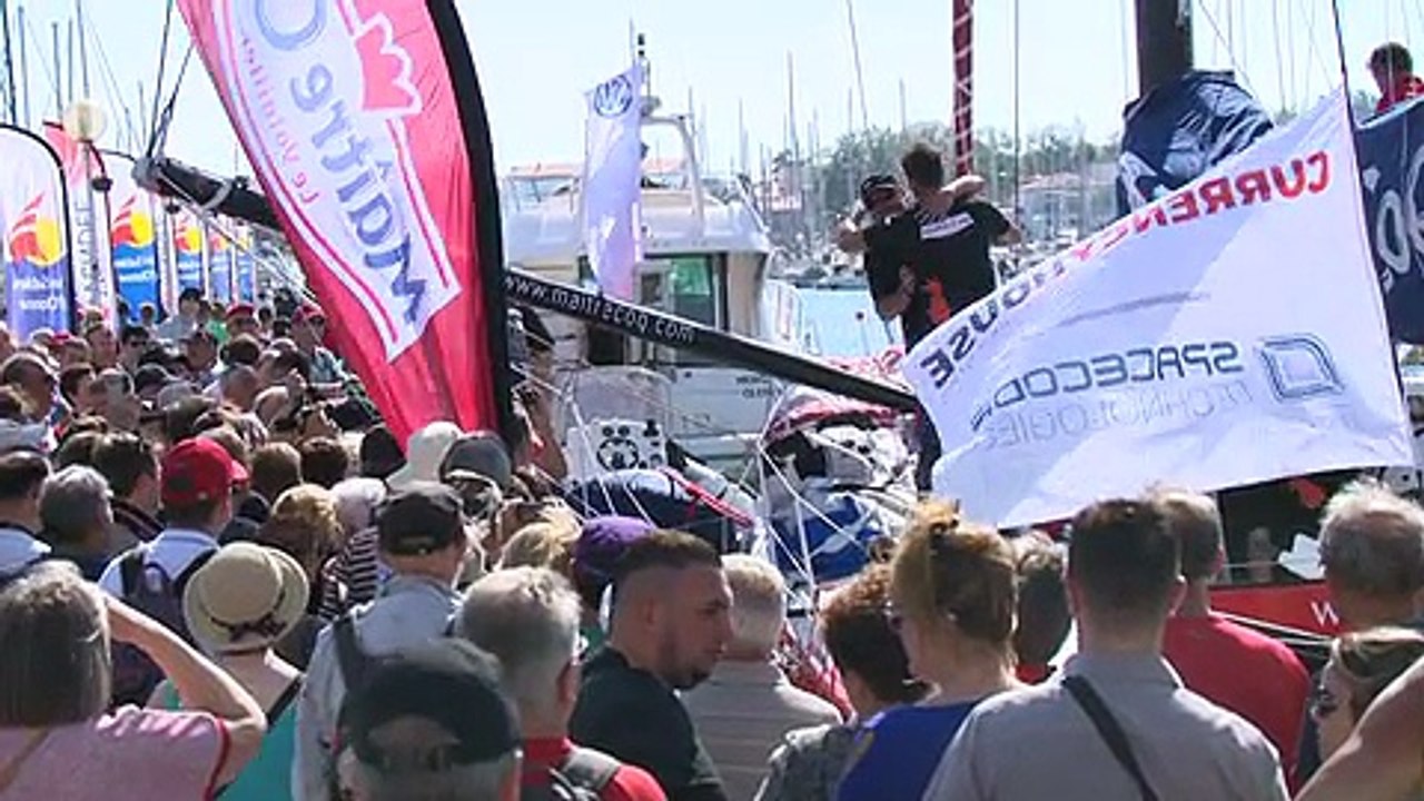 Arrivées de Jérémie Beyou & Sebastien Josse