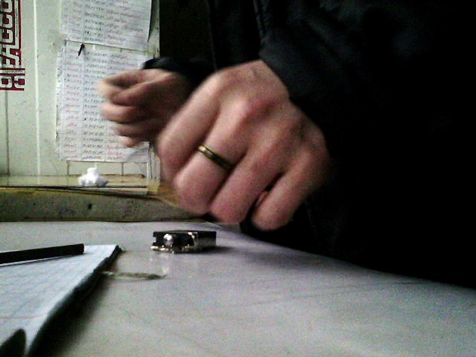 добича огня с кресала и вати