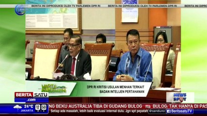 DPR: Pembentukan Badan Intelijen Pertahanan Melanggar UU